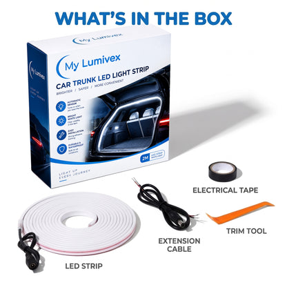 What's included in the LED trunk light kit